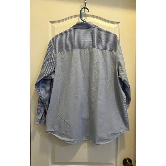 Gap Oversized Poplin Striped Shirt - Picture 2 of 6